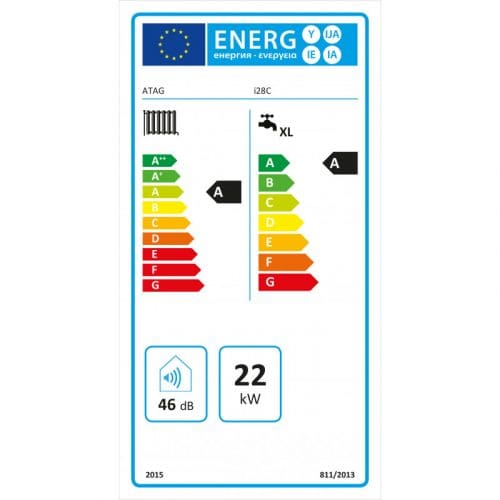 ATAG i28C CV-ketel - energielabel