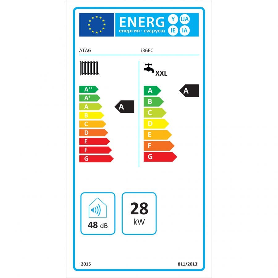 ATAG i36EC CV-ketel - energielabel