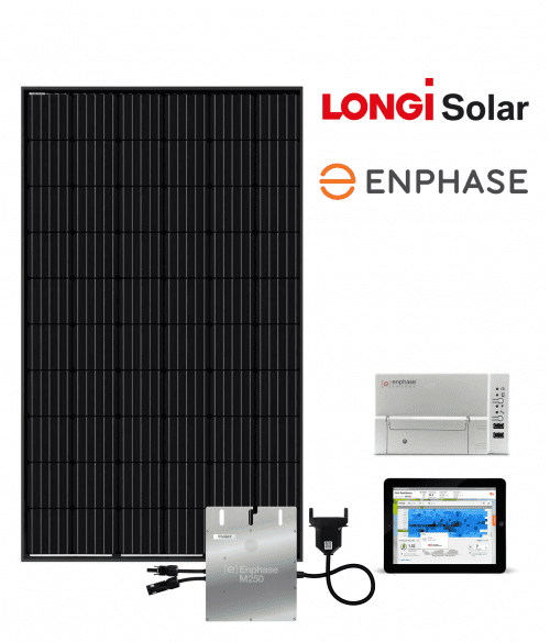 Longi zonnepanelen - 300 Wp - Enphase micro omvormer - Mensonides Harlingen - Friesland