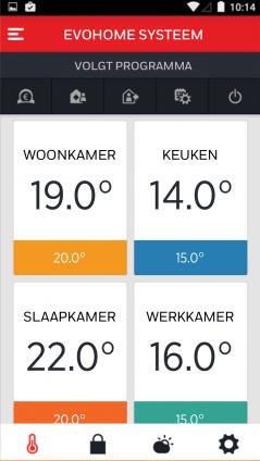 Honeywell Evohome - App - Mensonides Harlingen - Friesland - 2