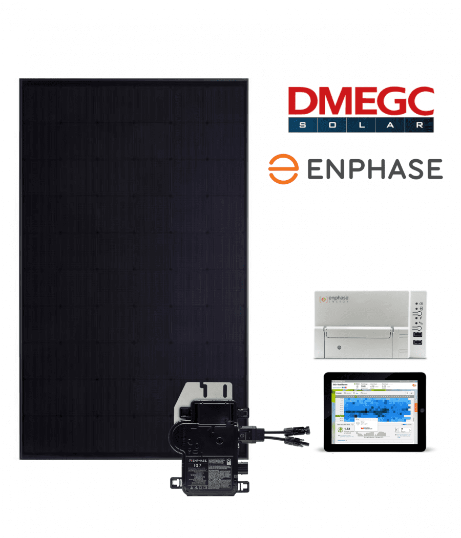 DMEGC zonnepanelen - Enphase micro omvormer - online monitoring