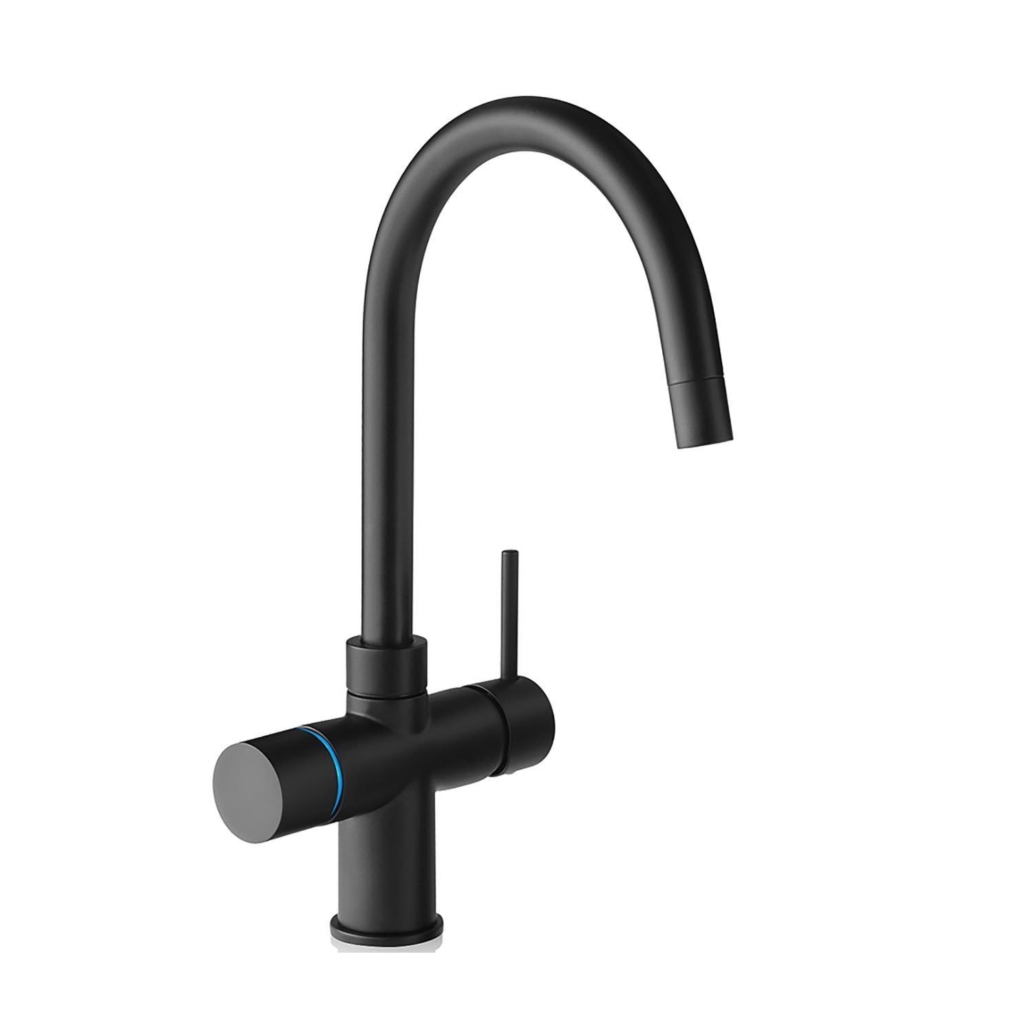 Franke perfect3 - Minerva Black - Kokend waterkraan Incl. installatie bij u thuis - Mensonides