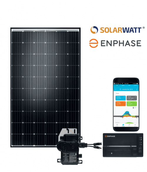 Zonnepanelen - Solarwatt - Glas Glas - Enphase