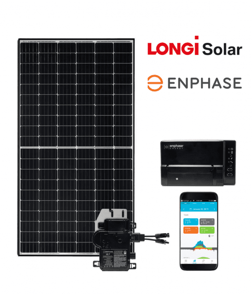 LONGi Solar - Mono 360 WP - Micro omvormers - Envoy - online monitoring